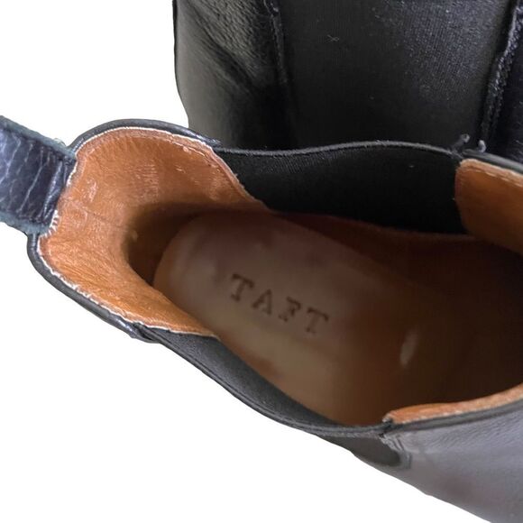 TAFT Men’s Black Leather Chelsea Pull-On Ankle Boots Handcrafted In Spain 40 main image 4